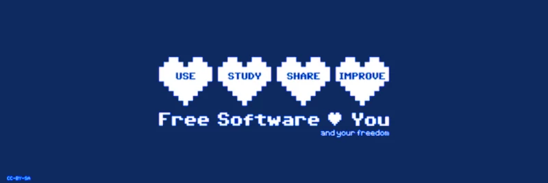 free software banner